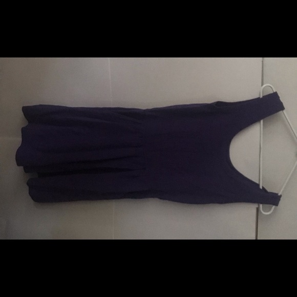 St John Knit Purple Jumper Jumpsuit sz 6 Sleeveless Knee Length Jumpsuit Summer - Picture 14 of 16